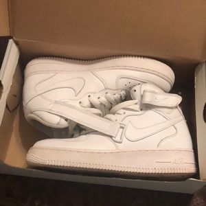 Nike all white Air Force 1